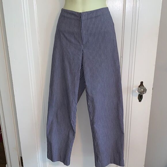 Company Ellen Tracy navy blue striped pants - Picture 1 of 8
